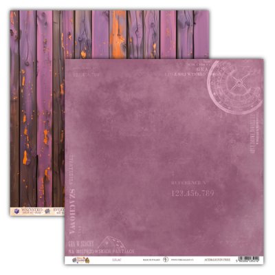 Kuviopaperi 12x12", UHK: Autumn Games - Lilac - 2-LAATU