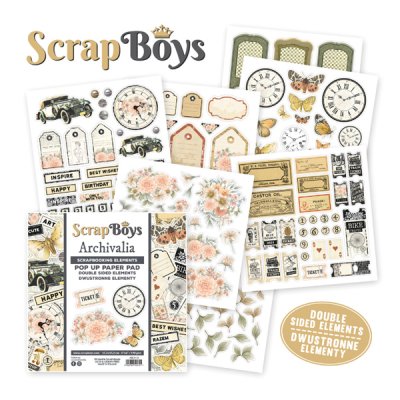 Die cut pad 6x6", ScrapBoys: Archivalia