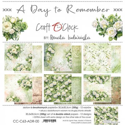 12x12" paperipakkaus, Craft O'Clock: A Day to Remember