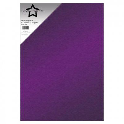 Helmiäiskartonki A4, 10 kpl, PF: Purple - violetti